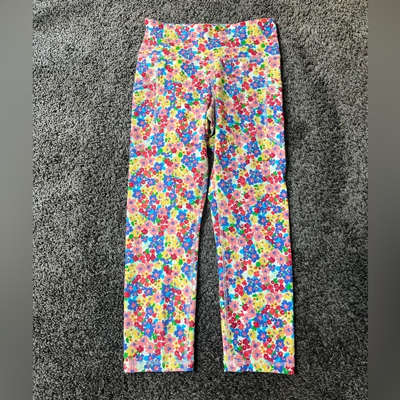 Old Navy Pants - Old Navy Women’s Active PowerSoft Crop Floral Leggings Size Small NWOT